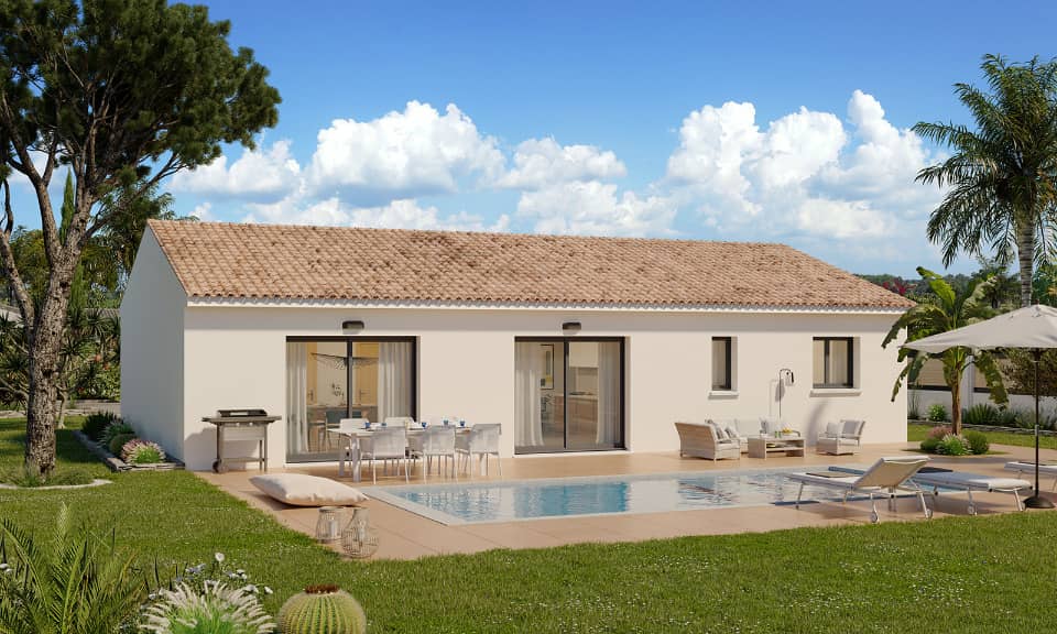 Maison neuve - Terrain à bâtir Estézargues (30390) à Estézargues (30), prix 308 000 €