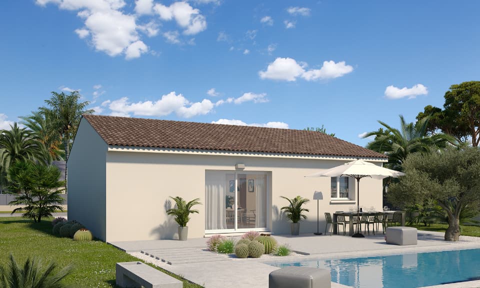 Maison neuve - Terrain à bâtir () à Comps (30), prix 216 000 €