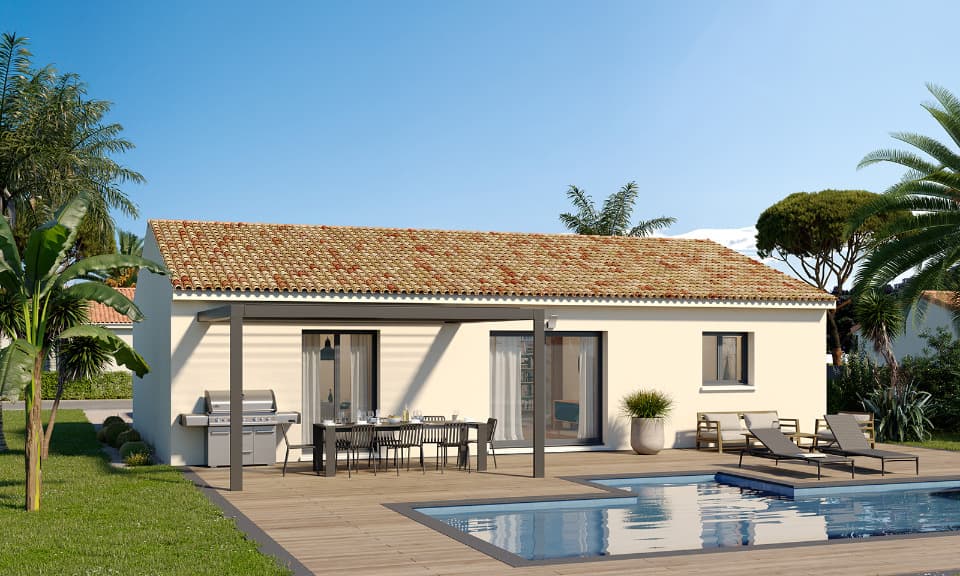Maison neuve - Terrain à bâtir () à Comps (30), prix 233 000 €