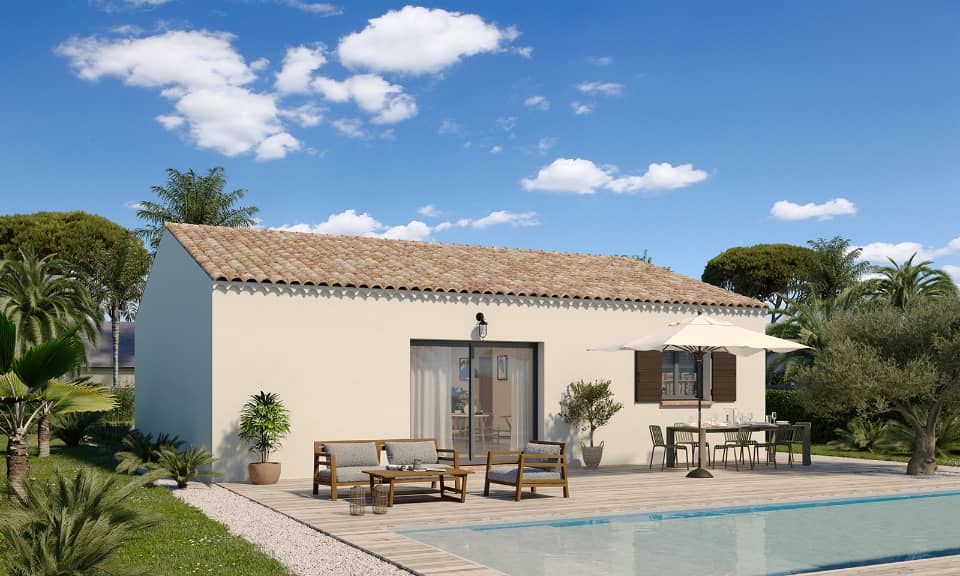Maison neuve - Terrain à bâtir Saint-Siffret (30700) à Saint-Siffret (30), prix 245 000 €