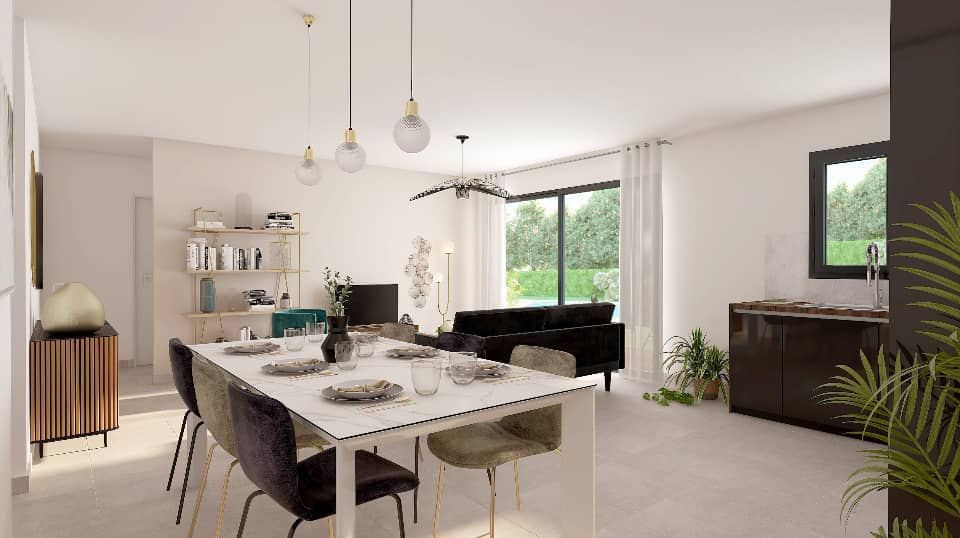 Maison neuve - Terrain à bâtir Poulx (30320) à Poulx (30), prix 268 000 €
