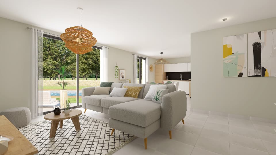 Maison neuve - Terrain à bâtir Orthoux-Sérignac-Quilhan (30260) à Orthoux-Sérignac-Quilhan (30), prix 258 500 €