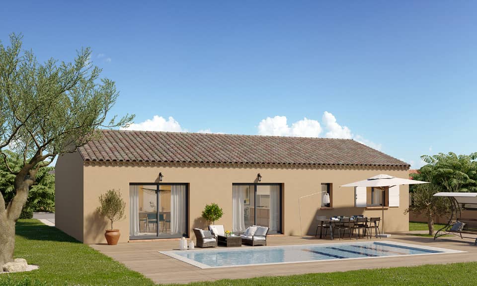 Maison neuve - Terrain à bâtir Orthoux-Sérignac-Quilhan (30260) à Orthoux-Sérignac-Quilhan (30), prix 324 000 €