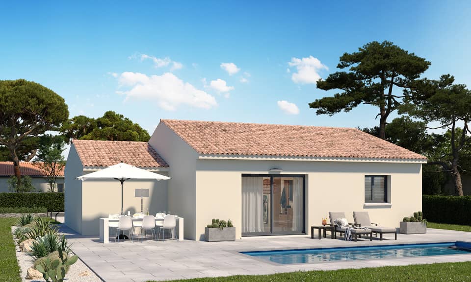 Maison neuve - Terrain à bâtir  () à Saint-Chaptes (30), prix 225 500 €