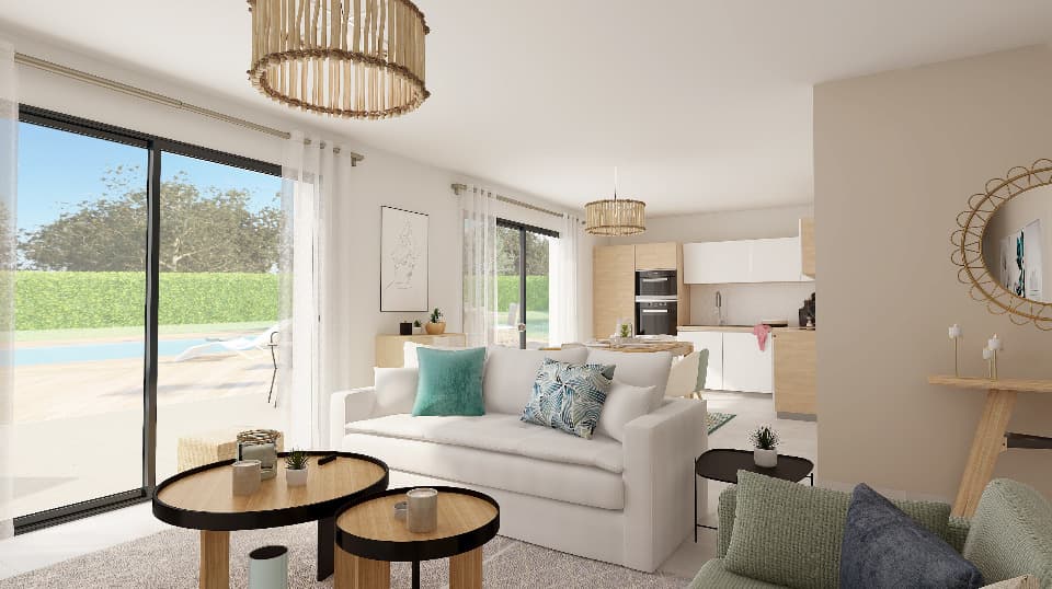 Maison neuve - Terrain à bâtir () à Montagnac (30), prix 239 500 €