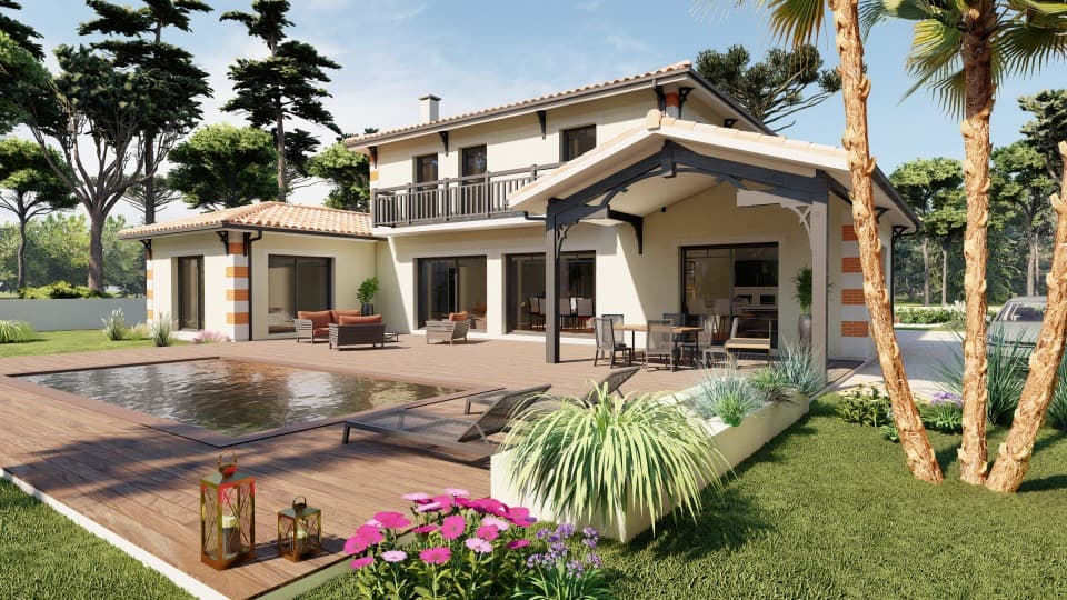 Maison neuve - Terrain à bâtir Lège-Cap-Ferret (33950) à Lège-Cap-Ferret (33), prix 893 000 €