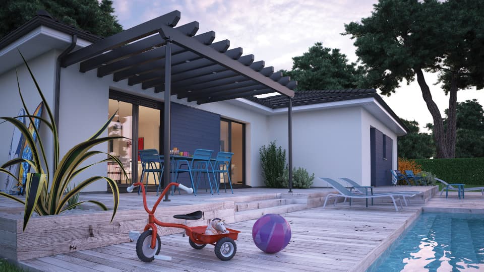 Maison neuve - Terrain à bâtir Lanton (33138) à Lanton (33), prix 439 527 €
