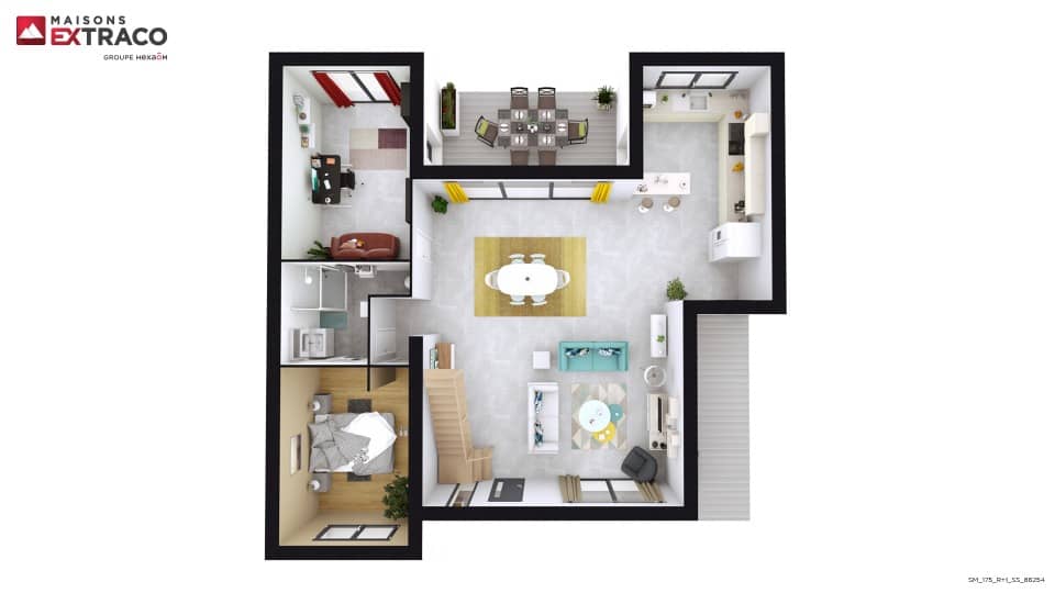 Maison neuve - Terrain à bâtir Boos (76520) à Boos, prix 398 100 €