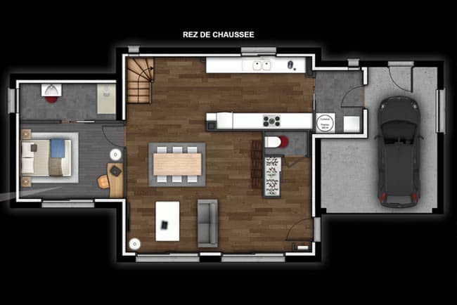 Maison neuve - Terrain à bâtir Venon (27110) à Venon (27), prix 350 900 €