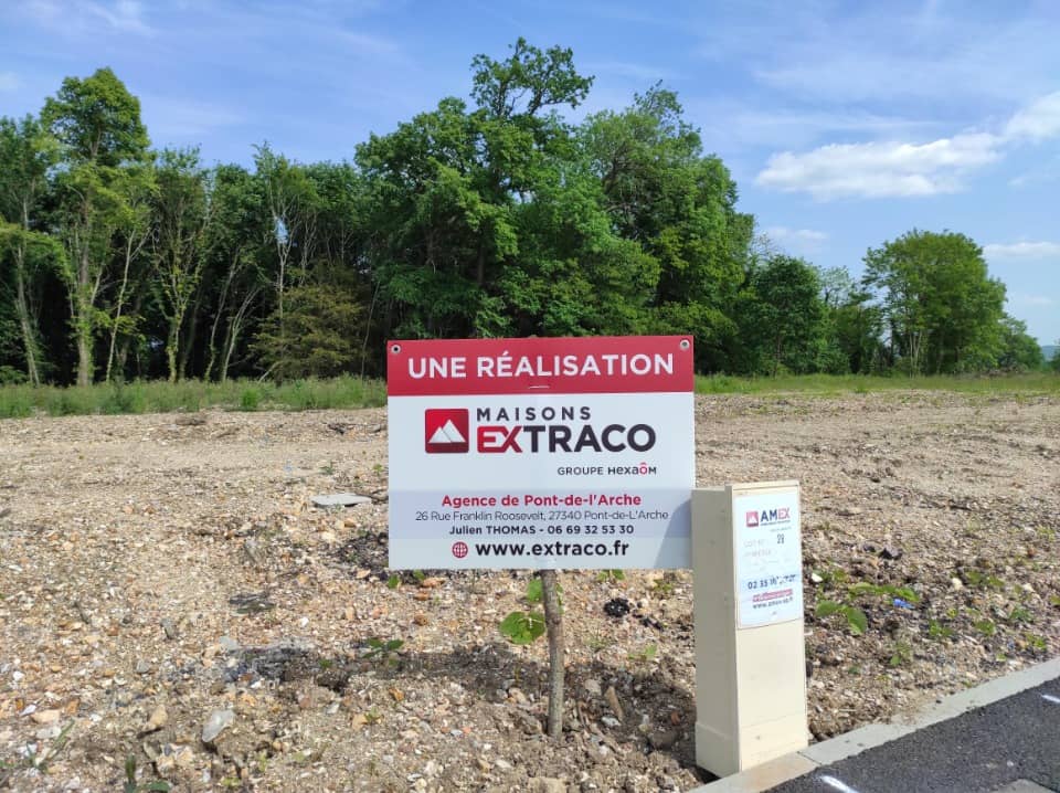 Terrain - Terrain à bâtir Saint-Étienne-du-Vauvray (27430) à Saint-Étienne-du-Vauvray (27), prix 89 000 €