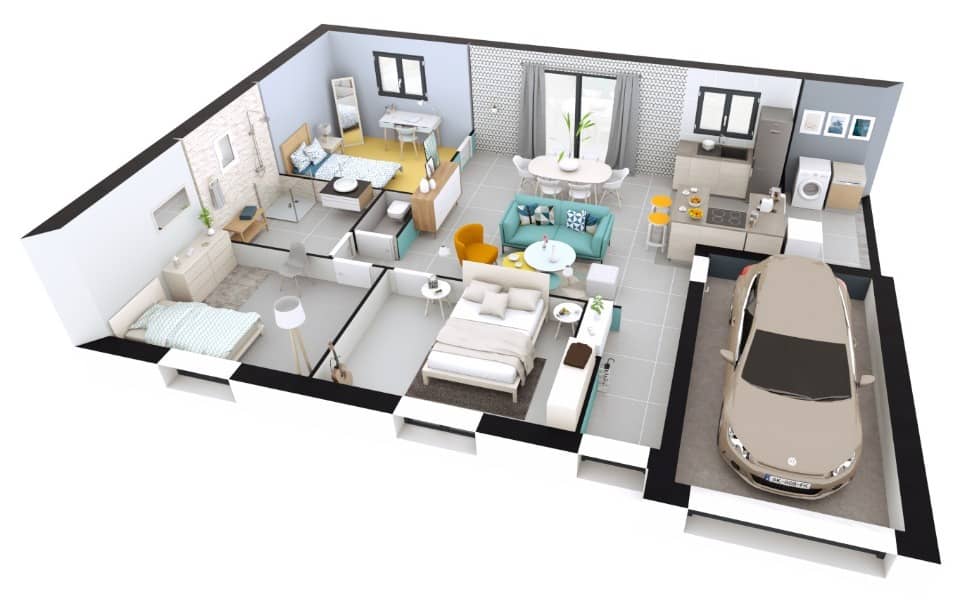 Maison neuve - Terrain à bâtir Martot (27340) à Martot, prix 224 696 €