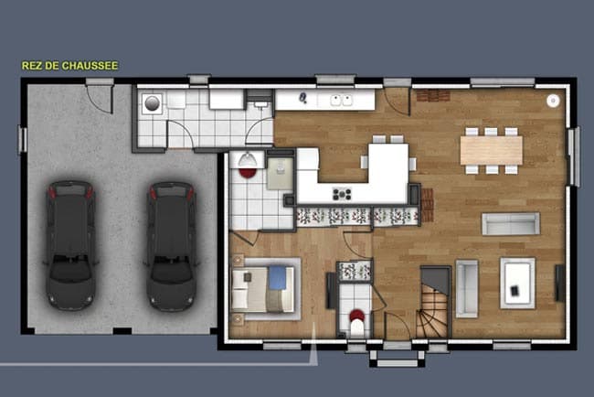 Maison neuve - Terrain à bâtir Le Vaudreuil (27100) à Le Vaudreuil (27), prix 365 800 €