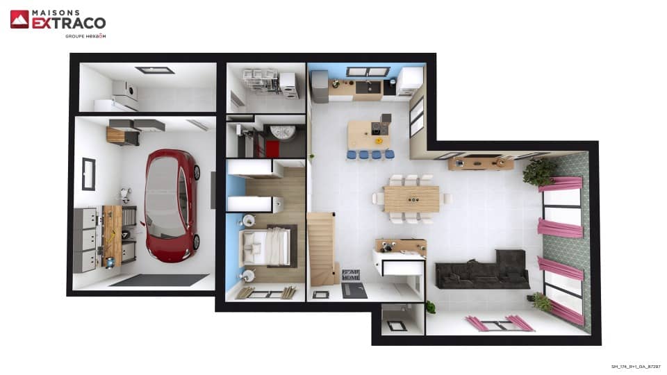 Maison neuve - Terrain à bâtir Le Vaudreuil (27100) à Le Vaudreuil, prix 452 100 €