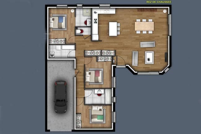 Maison neuve - Terrain à bâtir Saint-Pierre-des-Fleurs (27370) à Saint-Pierre-des-Fleurs (27), prix 275 200 €
