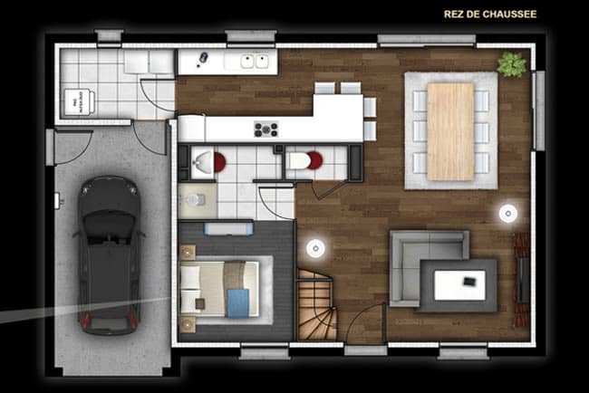 Maison neuve - Terrain à bâtir Saint-Meslin-du-Bosc (27370) à Saint-Meslin-du-Bosc, prix 295 100 €