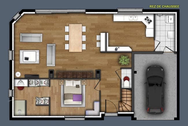 Maison neuve - Terrain à bâtir Saint-Meslin-du-Bosc (27370) à Saint-Meslin-du-Bosc (27), prix 318 400 €