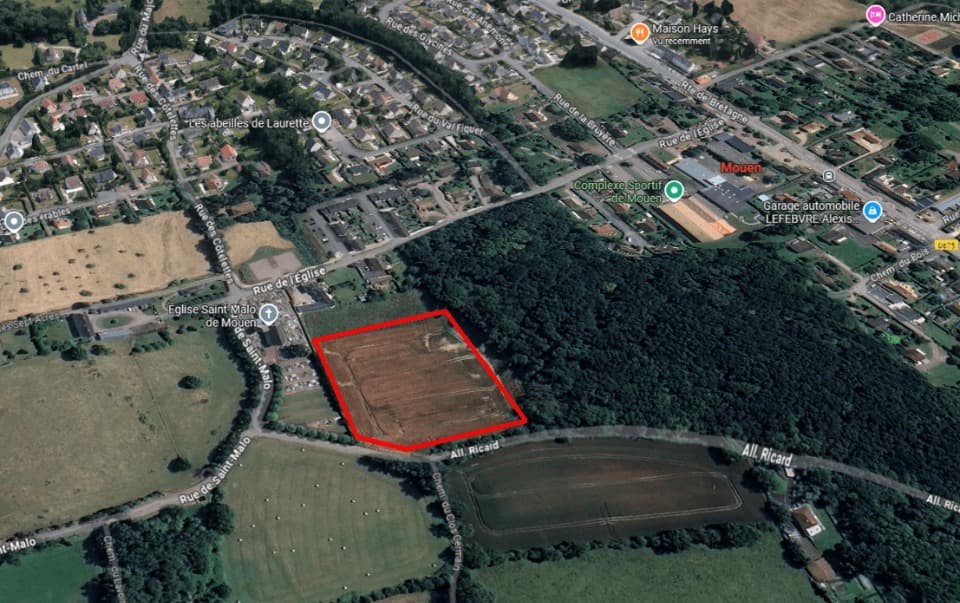 Terrain - Terrain à bâtir Mouen (14790) à Mouen (14), prix 72 000 €