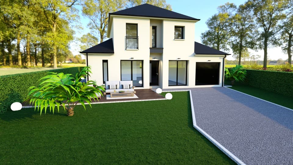 Maison neuve - Terrain à bâtir Rots (14980) à Rots (14), prix 293 000 €