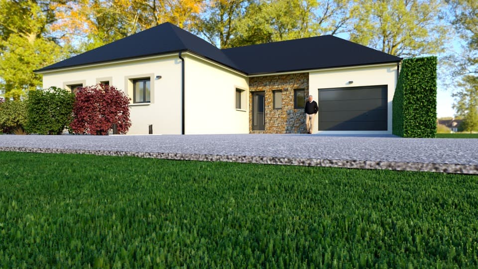 Maison neuve - Terrain à bâtir Rots (14980) à Rots (14), prix 290 000 €