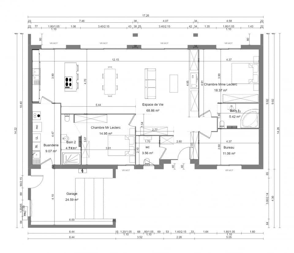 Maison neuve - Terrain à bâtir Rots (14980) à Rots, prix 365 000 €