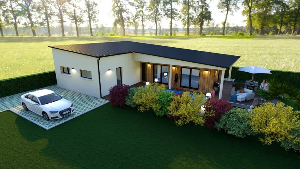 Maison neuve - Terrain à bâtir Rots (14980) à Rots, prix 275 000 €