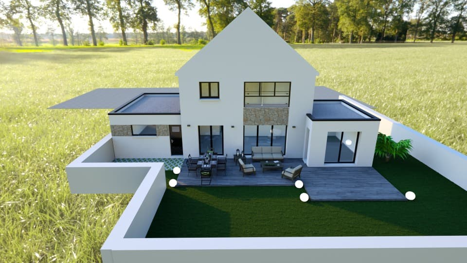 Maison neuve - Terrain à bâtir Rots (14980) à Rots (14), prix 355 500 €