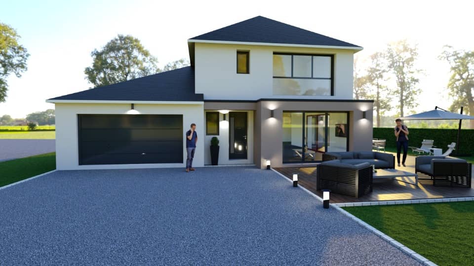 Maison neuve - Terrain à bâtir Rots (14980) à Rots (14), prix 355 500 €