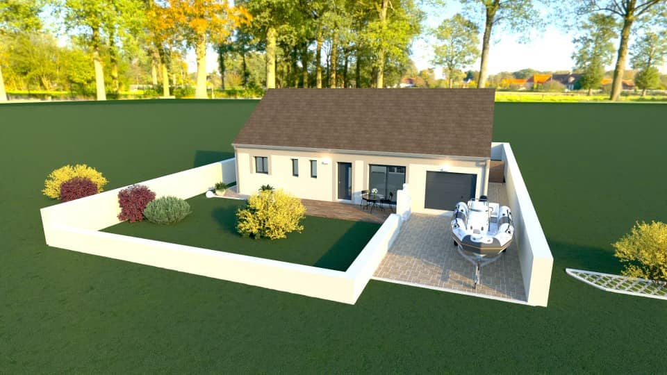 Maison neuve - Terrain à bâtir Saint-Manvieu-Norrey (14740) à Saint-Manvieu-Norrey (14), prix 203 900 €