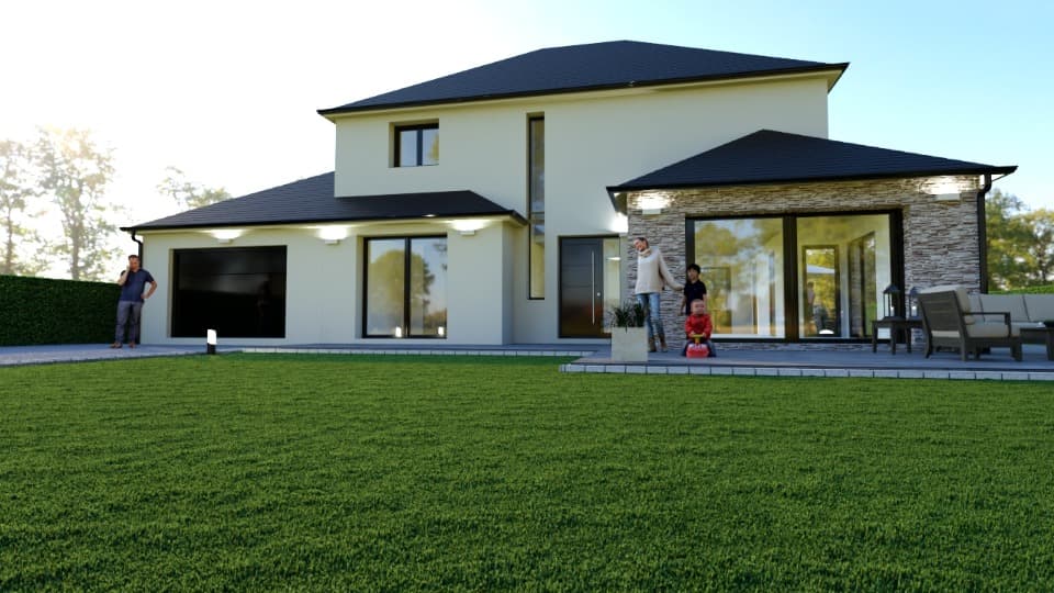 Maison neuve - Terrain à bâtir Carpiquet (14650) à Carpiquet (14), prix 329 000 €