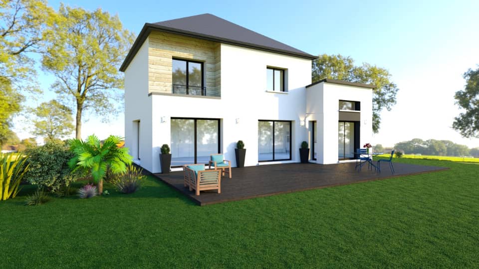 Maison neuve - Terrain à bâtir () à Saint-André-sur-Orne, prix 352 000 €