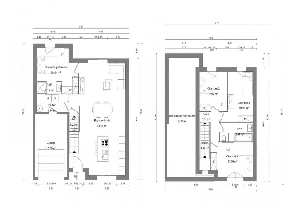 Maison neuve - Terrain à bâtir  () à Blainville-sur-Orne (14), prix 280 000 €