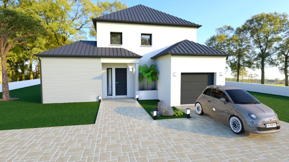Maison neuve - Terrain à bâtir () à Bretteville-l'Orgueilleuse (14), prix 340 000 €