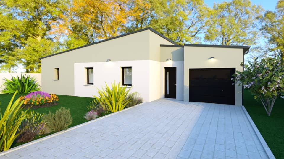 Maison neuve - Terrain à bâtir () à Bretteville-l'Orgueilleuse, prix 303 000 €