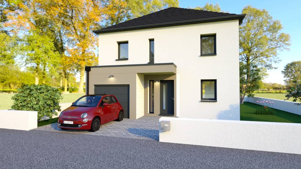 Maison neuve - Terrain à bâtir  () à Bretteville-l'Orgueilleuse (14), prix 350 000 €