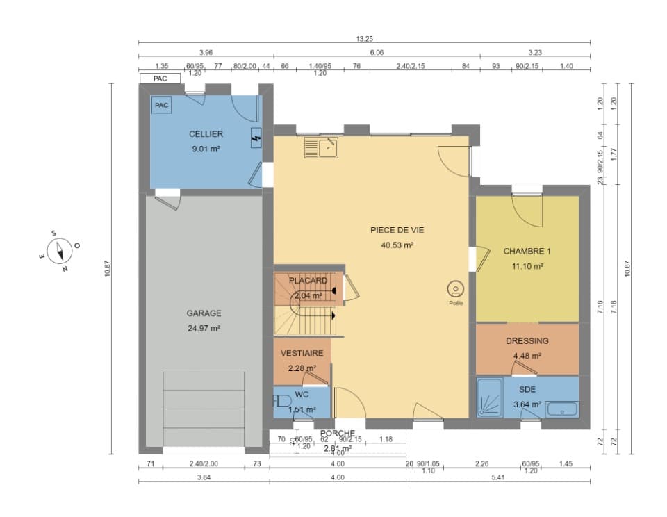 Maison neuve - Terrain à bâtir () à Fontaine-Étoupefour (14), prix 320 000 €