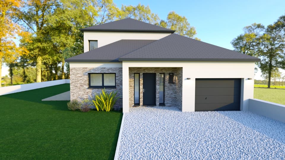 Maison neuve - Terrain à bâtir () à Noyers-Bocage (14), prix 335 000 €