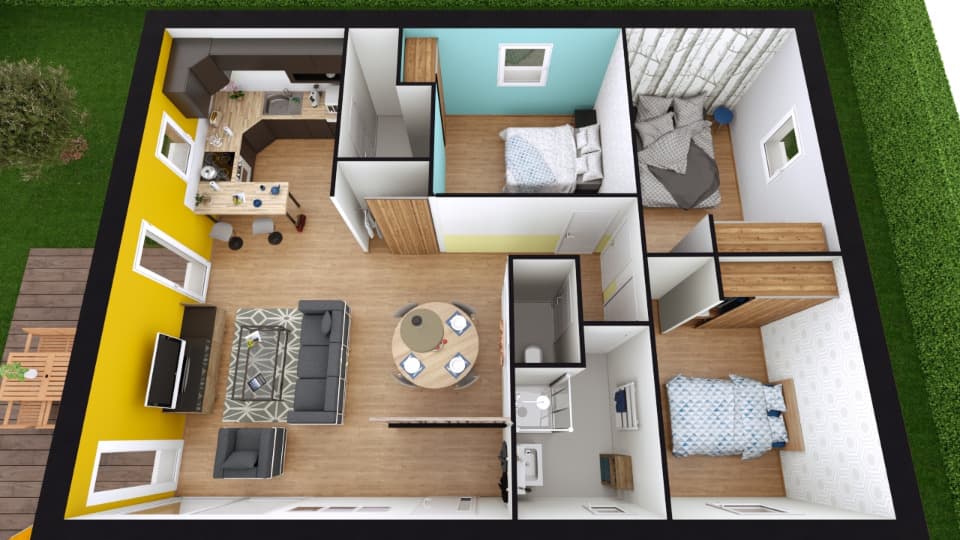 Maison neuve - Terrain à bâtir () à Noyers-Bocage (14), prix 160 000 €