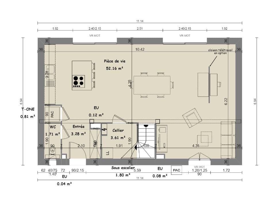 Maison neuve - Terrain à bâtir () à Biot (64), prix 689 000 €