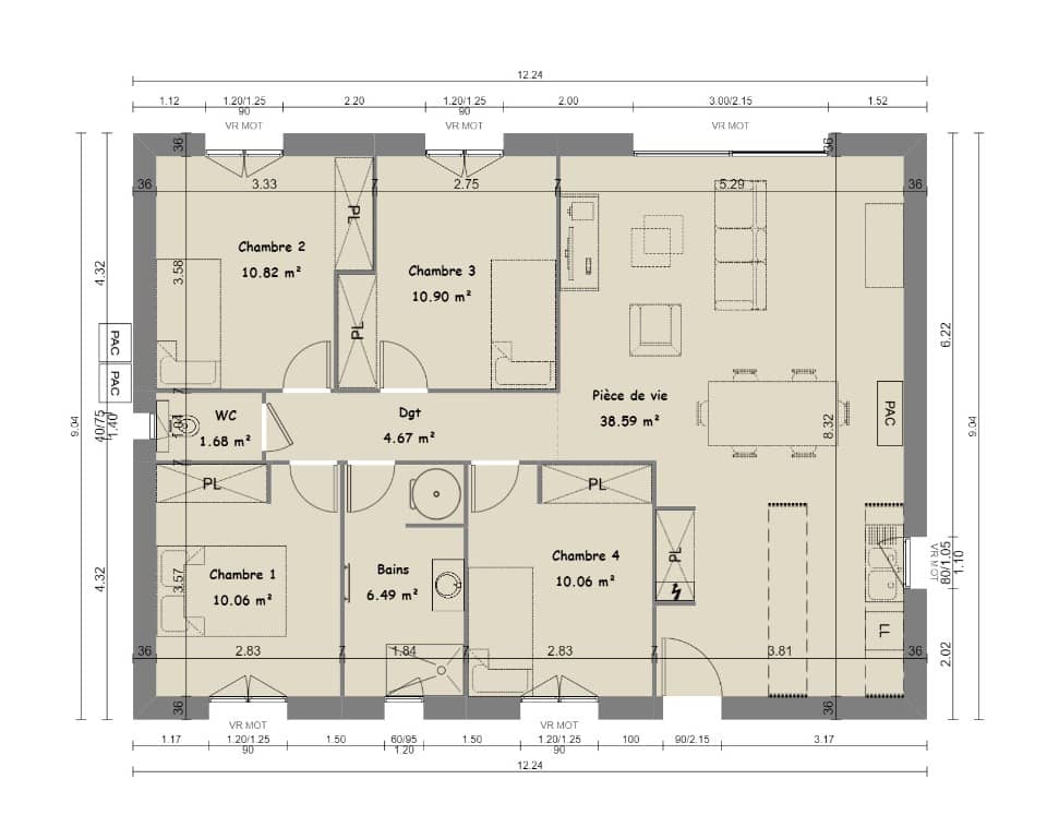 Maison neuve - Terrain à bâtir () à Andon (67), prix 295 000 €