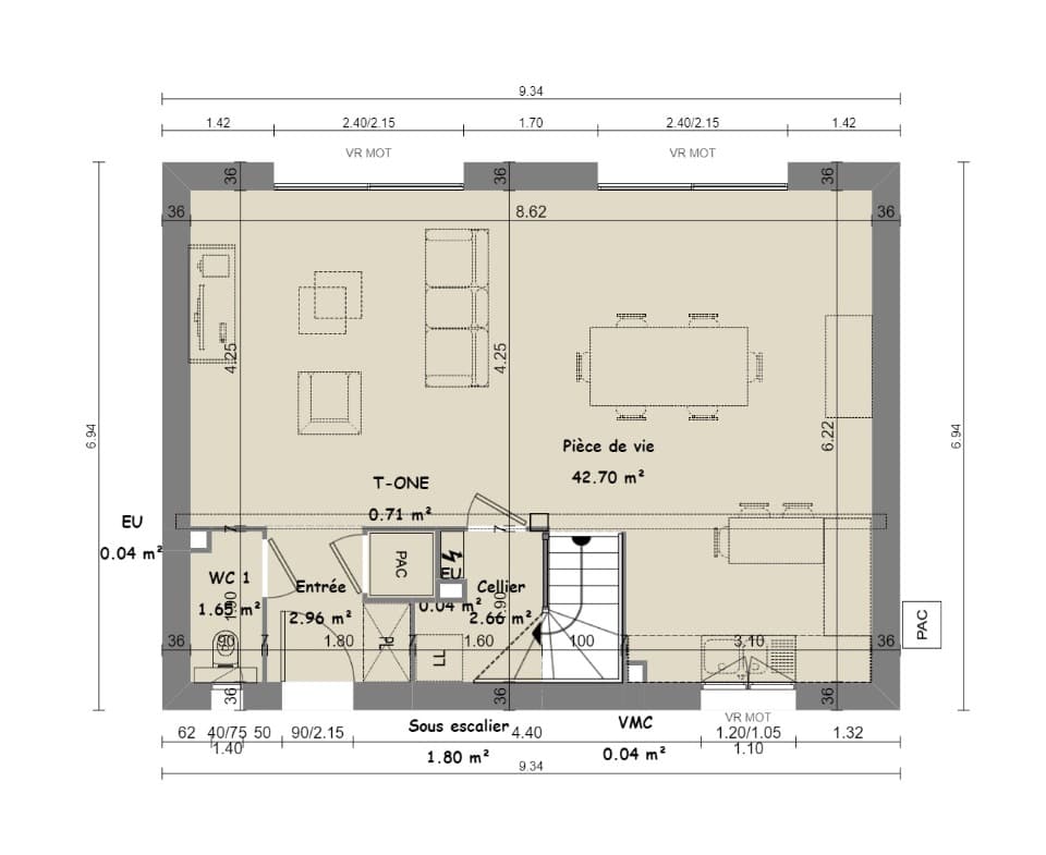 Maison neuve - Terrain à bâtir () à La Roquette-sur-Siagne (65), prix 599 000 €