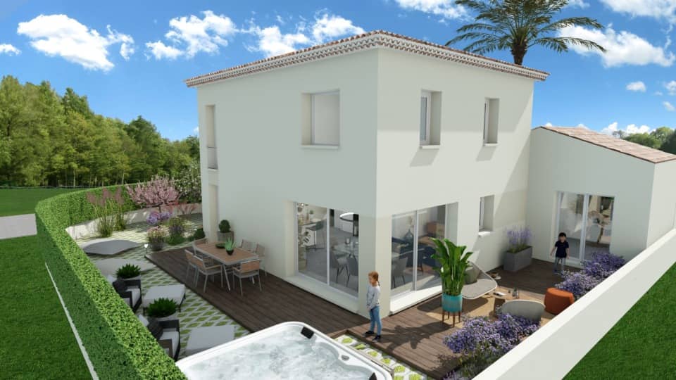 Maison neuve - Terrain à bâtir La Crau (83260) à La Crau (83), prix 558 000 €