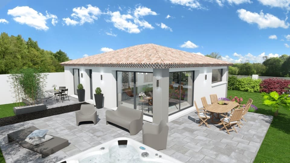 Maison neuve - Terrain à bâtir La Crau (83260) à La Crau (83), prix 458 000 €