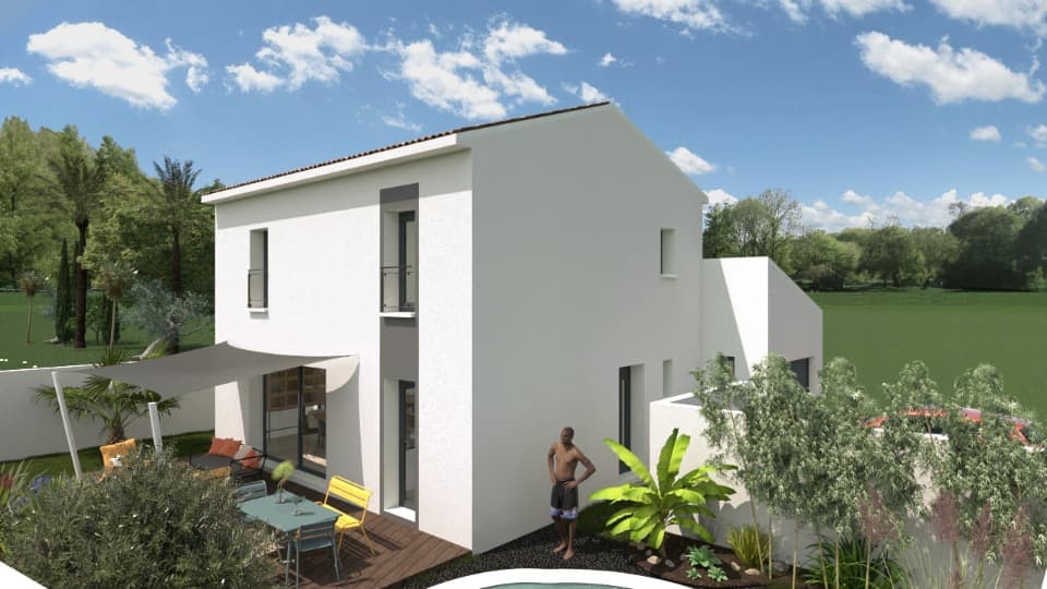 Maison neuve - Terrain à bâtir La Crau (83260) à La Crau (83), prix 509 000 €