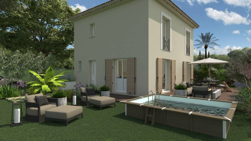 Maison neuve - Terrain à bâtir La Crau (83260) à La Crau (83), prix 472 000 €