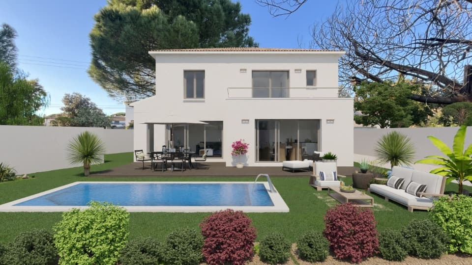Maison neuve - Terrain à bâtir La Crau (83260) à La Crau (83), prix 780 000 €
