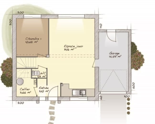Maison neuve - Terrain à bâtir () à Champigny-sur-Marne (94), prix 424 000 €