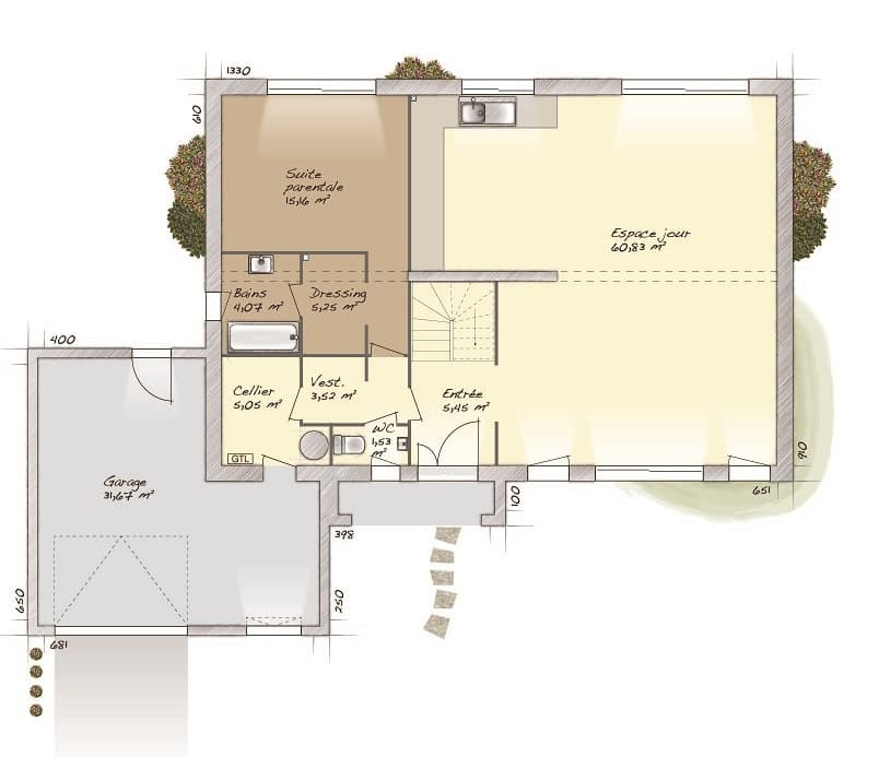Maison neuve - Terrain à bâtir Meudon (92190) à Meudon (92), prix 1 590 000 €