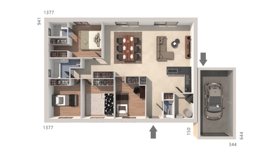 Maison neuve - Terrain à bâtir  () à Saint-Jean-Lasseille (66), prix 325 000 €