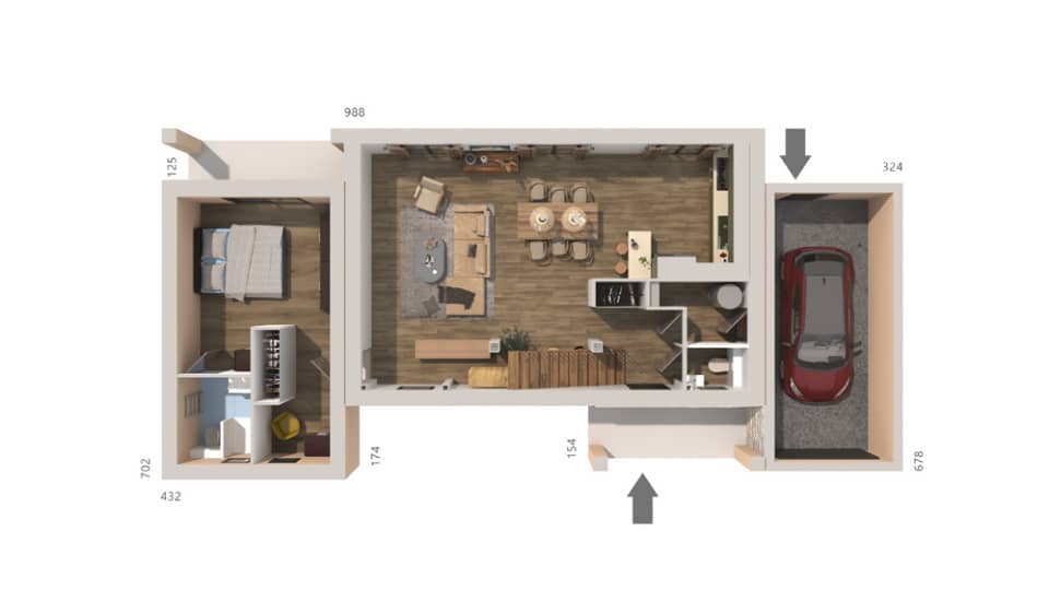 Maison neuve - Terrain à bâtir  () à Palau-del-Vidre (66), prix 403 000 €
