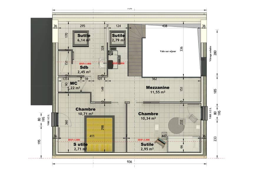 Maison neuve - Terrain à bâtir () à Moret-Loing-et-Orvanne (77), prix 525 000 €